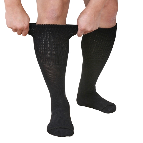 Extra Wide Comfort Tube Sock (3pack)